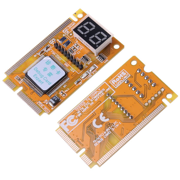 Multifunktionell 3 i 1 Debug Card Expert PCI PCI-E LPC PC Laptop Analyzer Tester
