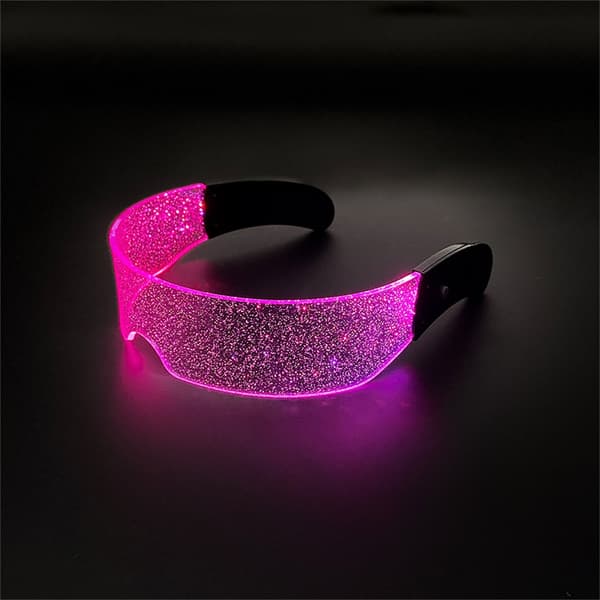 7 Farver LED Briller Lysende Selvlysende Solbriller Neon Party Briller til Bar