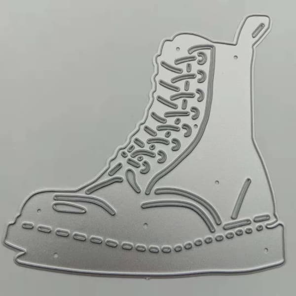 1 pakke støvle skærestans stencil støvler styling prægning script stansestencils