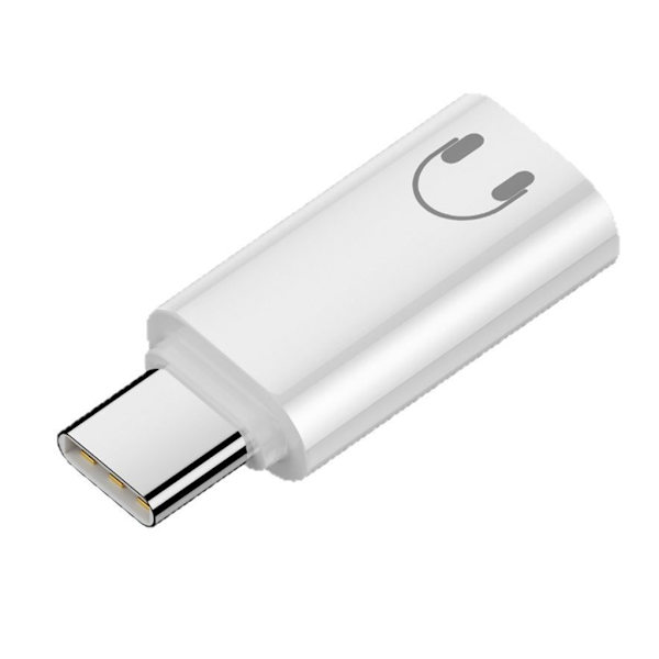 Lyd Type C til 8Pin Adapter til Telefon til Hovedtelefon Tilslutning
