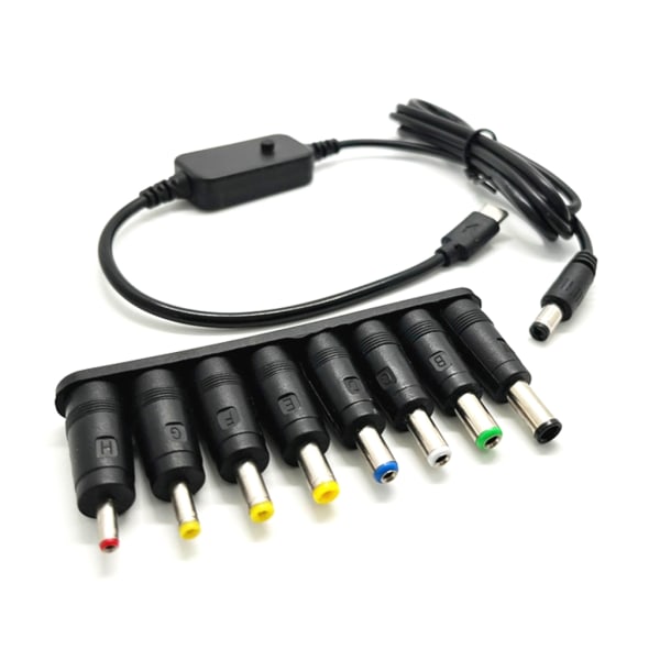 USB Type C-kabel til DC5521 PD Trigger Power Converter Adapter Line til LCD-skærme Kameraer Tænd dine enheder