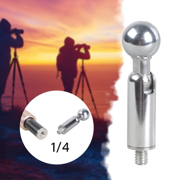 1/4 Han til 17 mm Kugleadapter Universal Pasform til Kamerabeslag Stativer