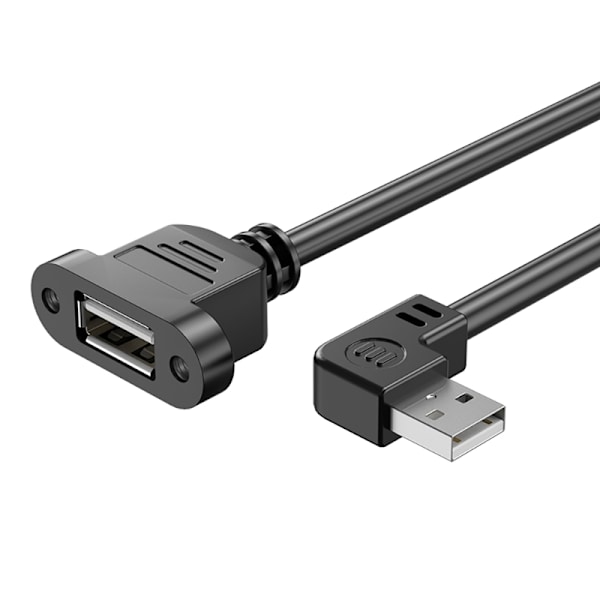 USB2.0-förlängningskabel med skruvhålspanel USB -förlängningssladd stöder laddning och höghastighetsdataöverföring Bärbar