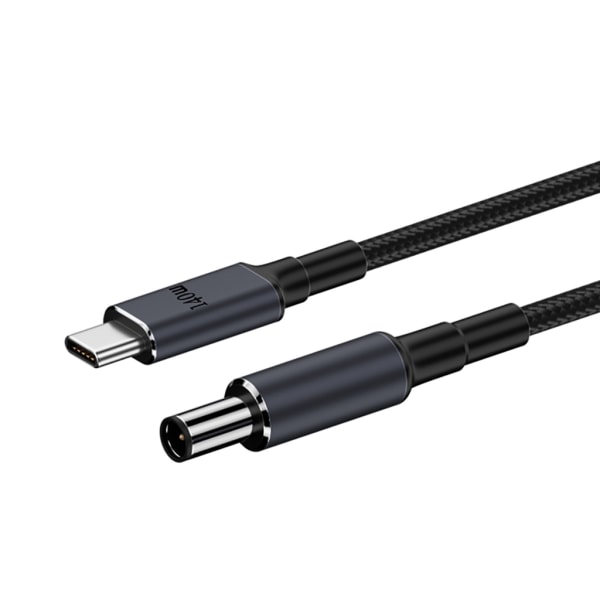 140W PD USB Type C hann til DC5,5x2,5mm/5,5x2,1mm/4,5x3,0mm/6,0x3,7mm/7,4x5,0mm strømladekabel for bærbar PC