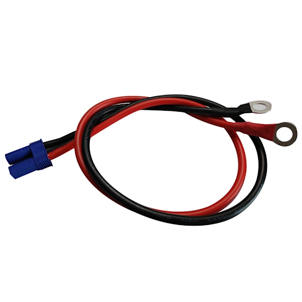 Enkel installasjon Motorsykkelbatteriladekabel EC5 til O-ringkabler 10AWG