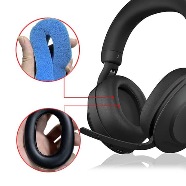 Öronkuddar Öronkuddsskydd för Evolve2 85 Trådlösa Headset Öronmuffar