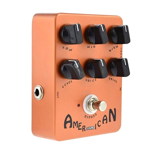 Gitarr Simulerar Distortion Ljudbox Effektpedal med Modern Tonflexibilitet