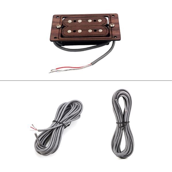 3-ledare Skärmad Gitarr Pickup Ledningstråd Gitarr Humbuckers Pickup Kabel