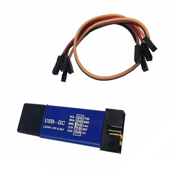 3.3V 5V Kompatibel USB til I2C Programmer Emulator til Flere Platforme