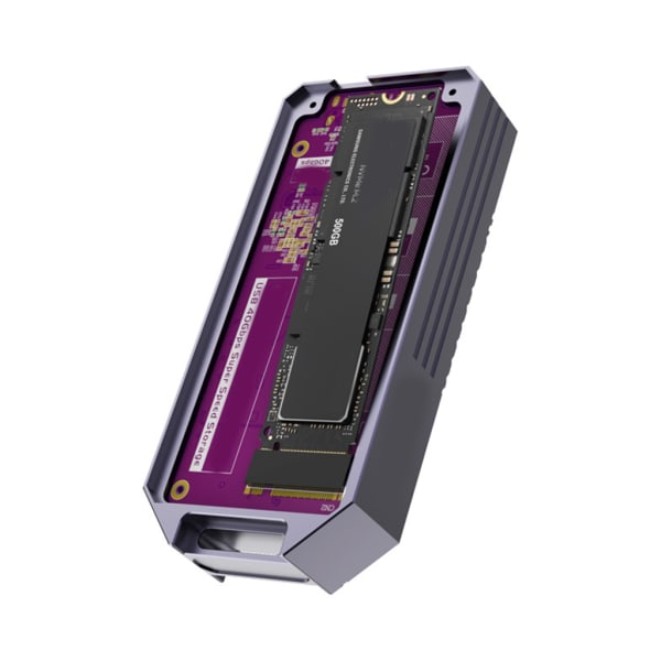 40 Gbps M.2 NVMe SSD-hölje PCIe3.0x4 USB C extern aluminiumadapter för Thunderbolt 3 4 Verktygsfri
