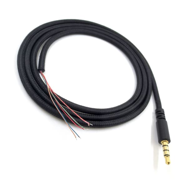 Bärbar ljudkabel 1,1 m längd Stereo Aux-kabel för Hyper X Cloud II Core Pro
