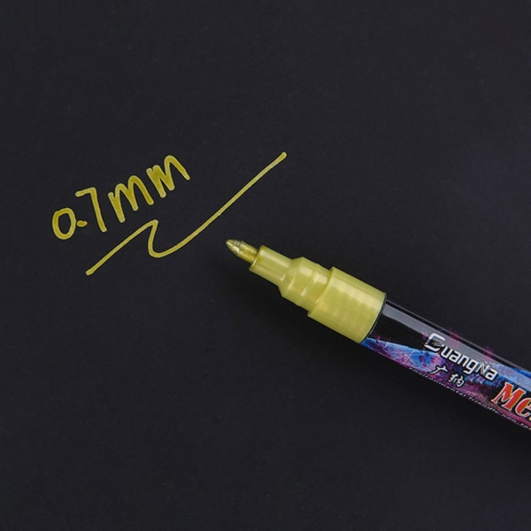 Metallic Color Graffiti-tavla och för extrafin spetsmarkeringsfärg 24 colors 2.0mm