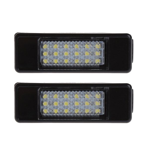 2st Bil LED-ljus Nummerskylt Bakljus 18 LED-ljus för 207 307 308 för Citroen Berlingo 2004-2009 C3 C4 C5 C6