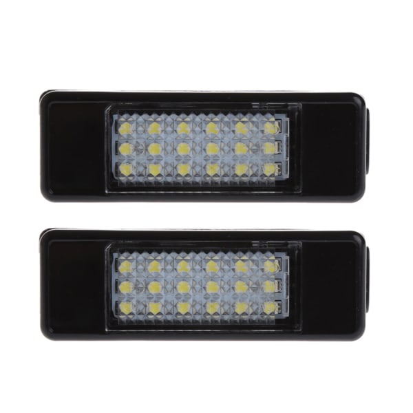 2stk Bil LED-lys Nummerskilt Baklys 18 LED-lys for 207 307 308 for Citroen Berlingo 2004-2009 C3 C4 C5 C6