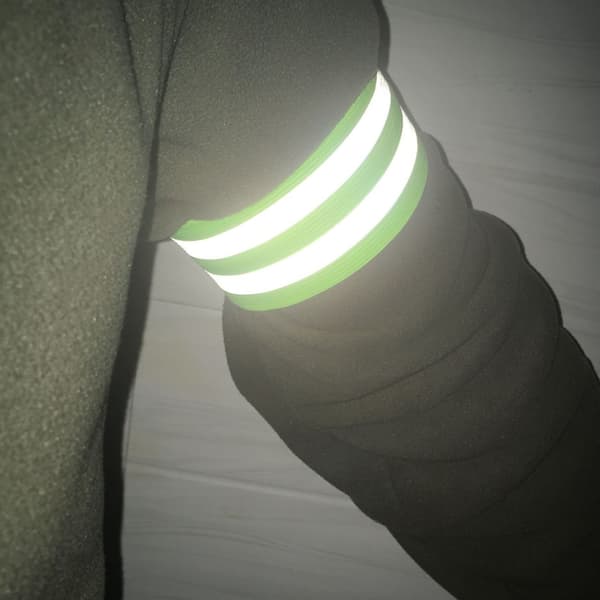 8 stk Reflekterende armbånd for løping, elastisk armbånd for nattløping og sykling