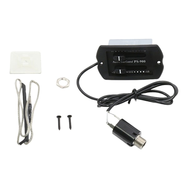 Akustisk Gitarr Preamp Piezo Pickup 2 Band Gitarr EQ Equalizer Piezo Pickup