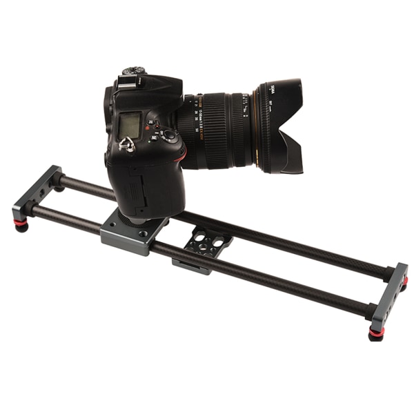 16 tum/40 cm mini bordsskiva videokamera skjutreglage kolfiberskena stänger upp till 11 lbs/5 kg bredare kompatibilitet Tillbehör