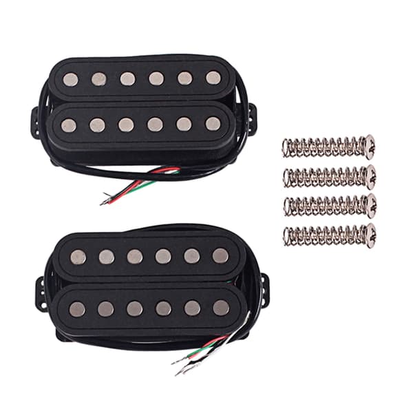 6-strängad elektrisk gitarr pickup set gitarr pickup cover transducer hals bro