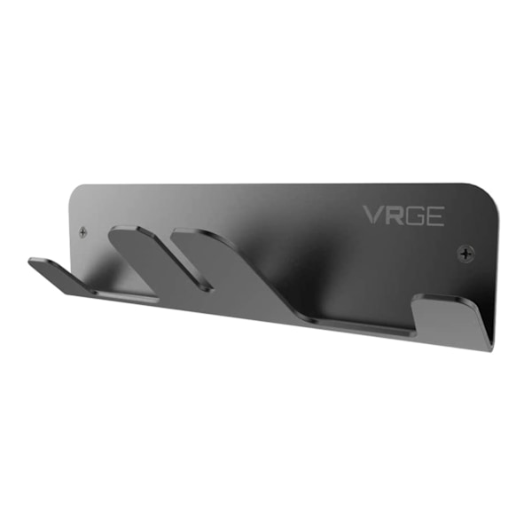 Universell Väggmonterad Hållare för Quest 1/2/Rift/Rift-S/HTC Vive VR-headset Displayförvaring Konsol Platsbesparande Stativ Black