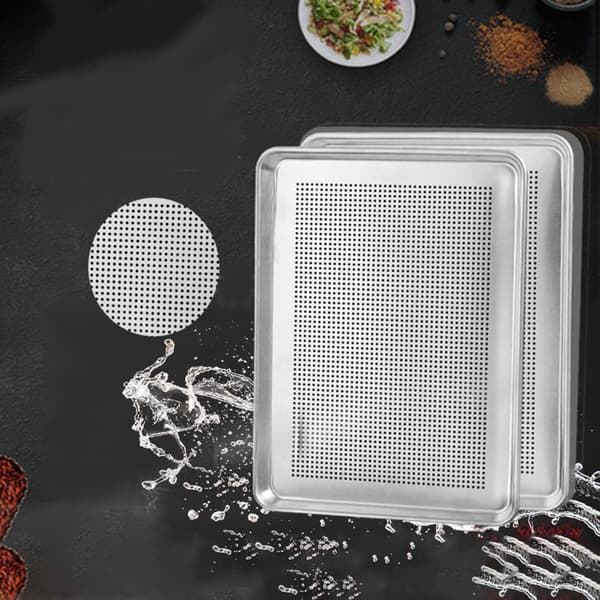 Serveringsfadspander af aluminiumslegeringsmateriale Bageplade til ovn og brødrister