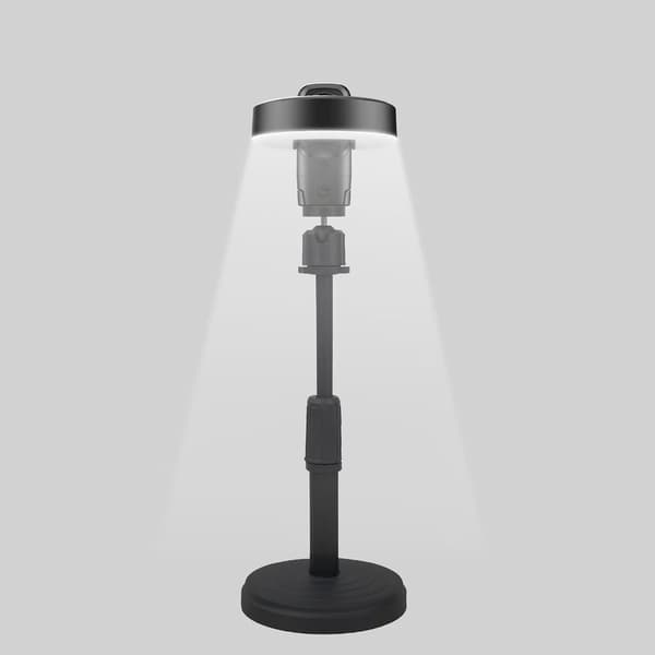 Vidvinkel 4K Webcam med integreret LED-lys til onlinemøder og fjernarbejde