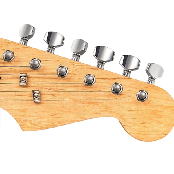 Inline Chrome Elektrisk Gitar Locking Pick Set for Fender ST TL Style 6R