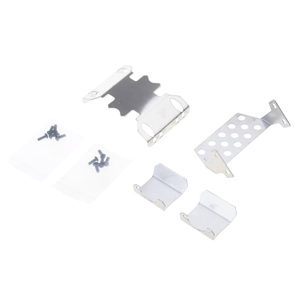 4 stk RC Chassis Protector Kraftig rustfritt stål erstatning for RC TRXA4