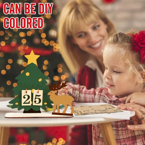 Træ 24 Dages Julekalender Bordpynt Julekalender