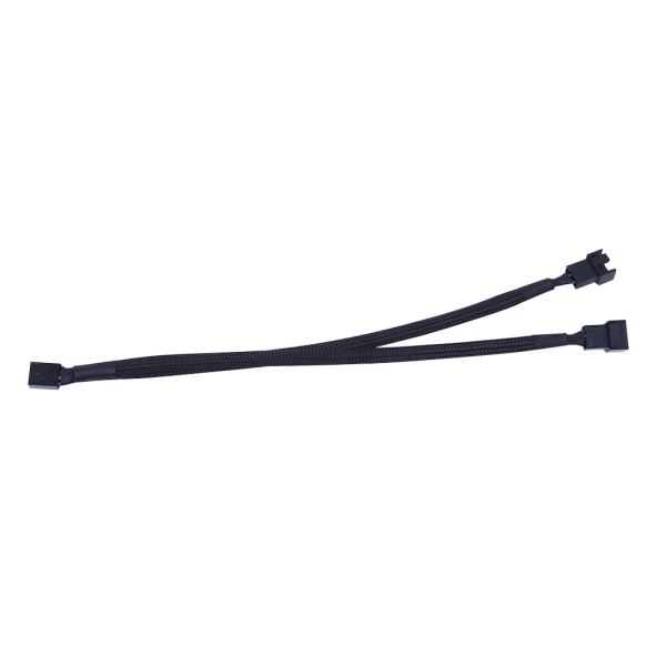 Blæserforlænger adapter kabelmuffe 4-pin han til 2x 4-pin PWM hanstik 1 til 2-vejs Y-splitter