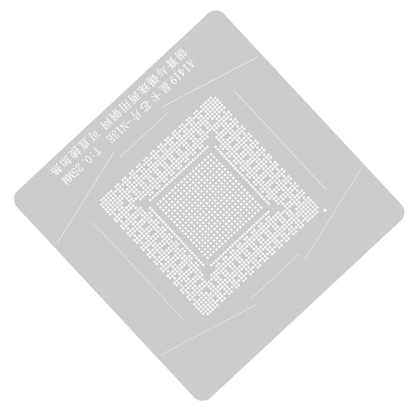 AMD GPU A1419 A13E SRLG4 BGA Reballing -sapluunasarja, grafiikkapiirisiru GPU-tahna