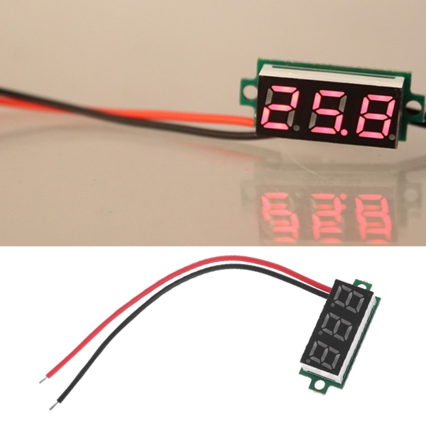 Digital termometermodul 0,28" LED-display passning för DS18B20 Temp Sensor
