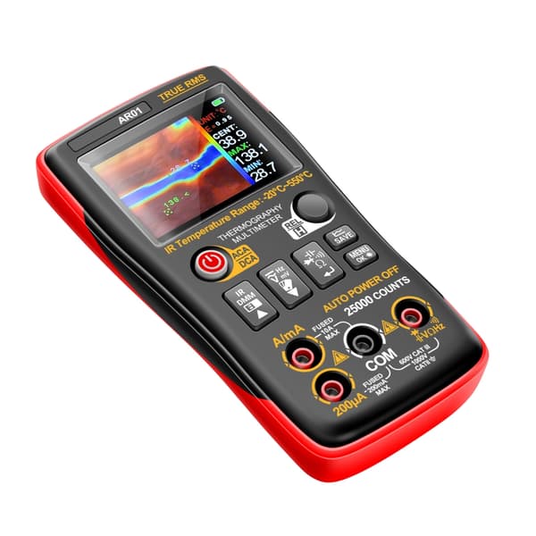 Professionelt termisk kamera multimeter til strøm- og modstandstest