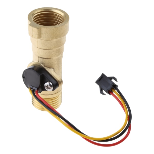 DN15 G1/2" Vattenflöde Hall Sensor Switch 1-25L/min- Flödesmätare Vattenflödessensor
