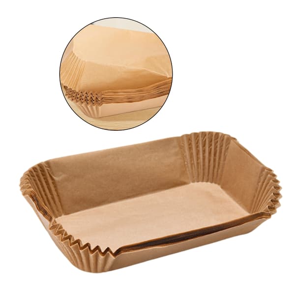 100 stk. ferdigkuttede bakepapirark med non-stick overflate for matlaging