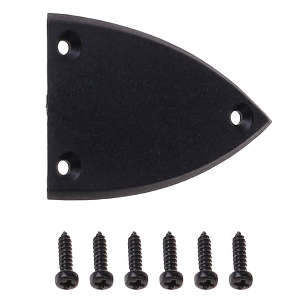 2 stk. sorte Truss Rod-dekselskruer for gitar 3 hull gitardel tilbehør nytt