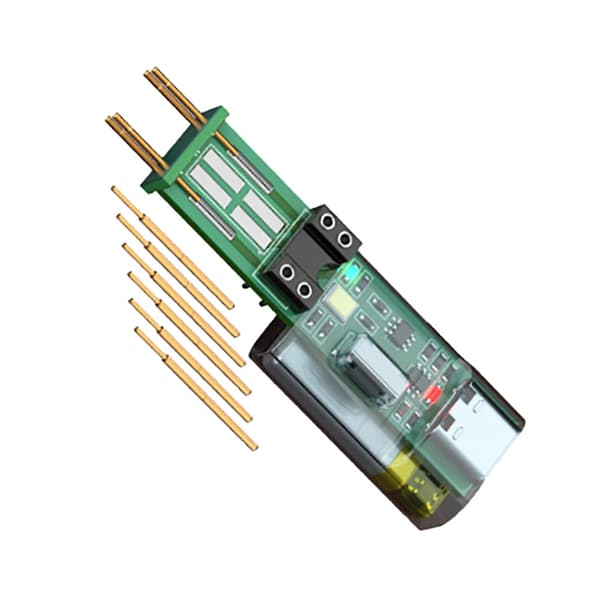 4-bens optokobler testmodul med lille krop og 6 kontakter