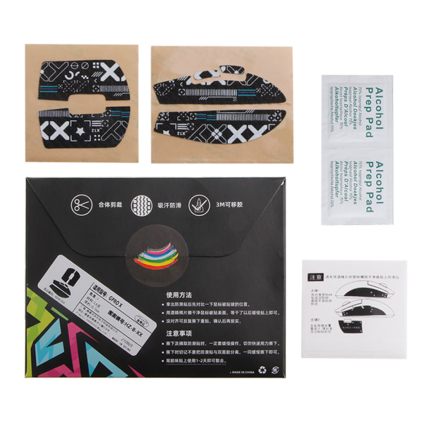Mouse Grip Tape för G Pro X Superlight Mouse Skates Side Stickers Tillbehör