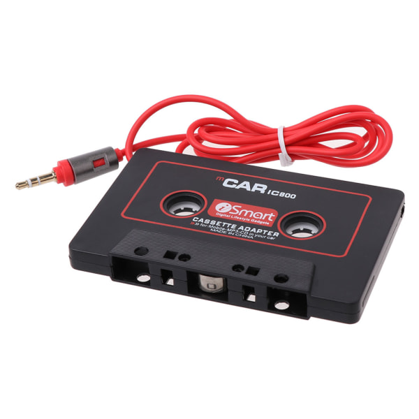 3,5 mm AUX Audio Tape Kassett Adapter Converter Passar för bil CD Radio MP3 Magnetbandspelare Inspelare Mottagare Kassett