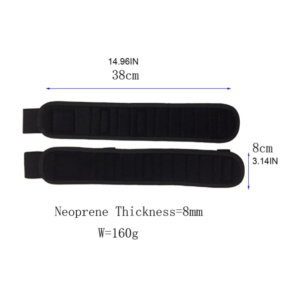 Axelremsdynor för dykning, axelremsdynor för dykning BCD-bakplatta selebälte Black