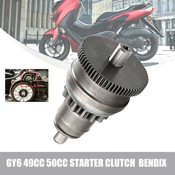 Oppgraderer Scooter Starter Drive Component for GY6 50cc Motor Erstatningsarbeid