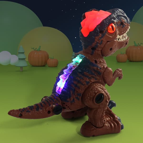 Elektronisk Tyrannosaurus-formet legetøj, lysende dinosaurmodel