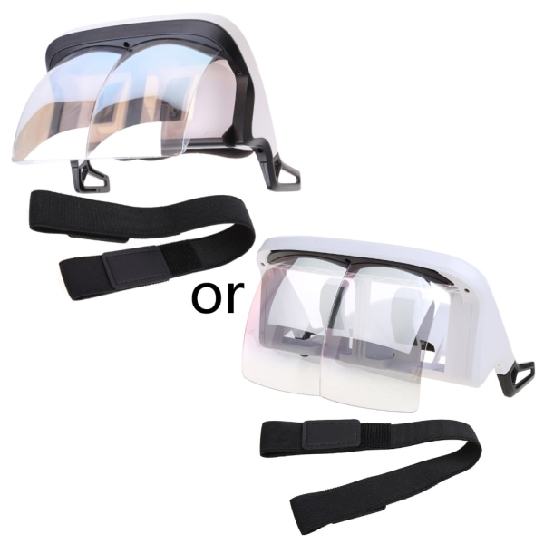 VR Headset 3D Briller Optisk Princip Letvægts Support Smartphones