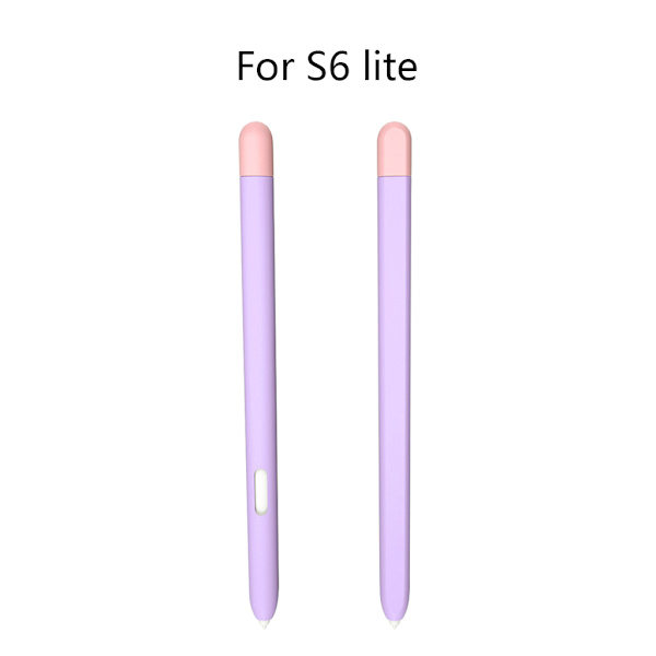 Mode flerfärgs mjuk silikon stylus för case för Tab S6 Lite/S7 Tablet för Touch Pen Cover