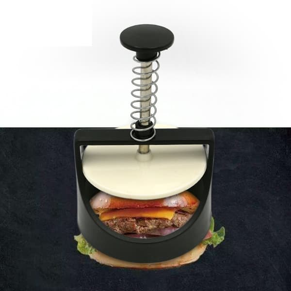 Diskmaskinssäker hamburgerpress för köttfärsbiff Ergonomisk hamburgerform