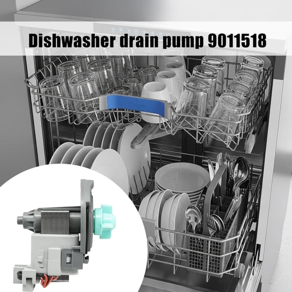 Universell passform diskmaskinsavloppspump Kraftig konstruktion Tyst dränering