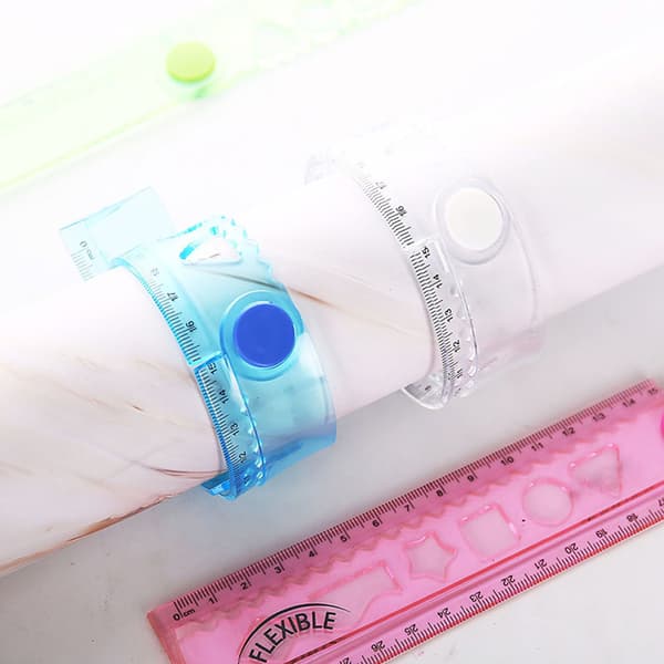30 cm koreansk fleksibel foldelineal multifunktionel plasttegnelineal kontor S