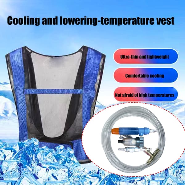 Solid Nylon Kjølevest for Arbeidsplasser med Ekstreme Temperaturer og Daglig Bruk