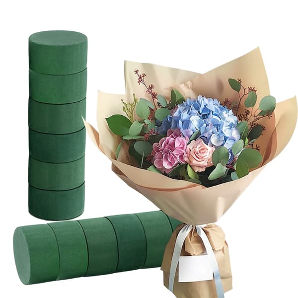 Venlige Blomsterskum Cylindre Base 12 stk. til Bryllupper og Særlige Begivenheder