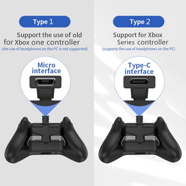 Kontrollpaddlar Joystick Bakre Button Extension Adapter för XB ONE/Serie S X For Xbox one