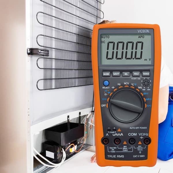 Bærbar Digital Multimeter Volt Meter Auto-Ranging Tester Måler Spænding